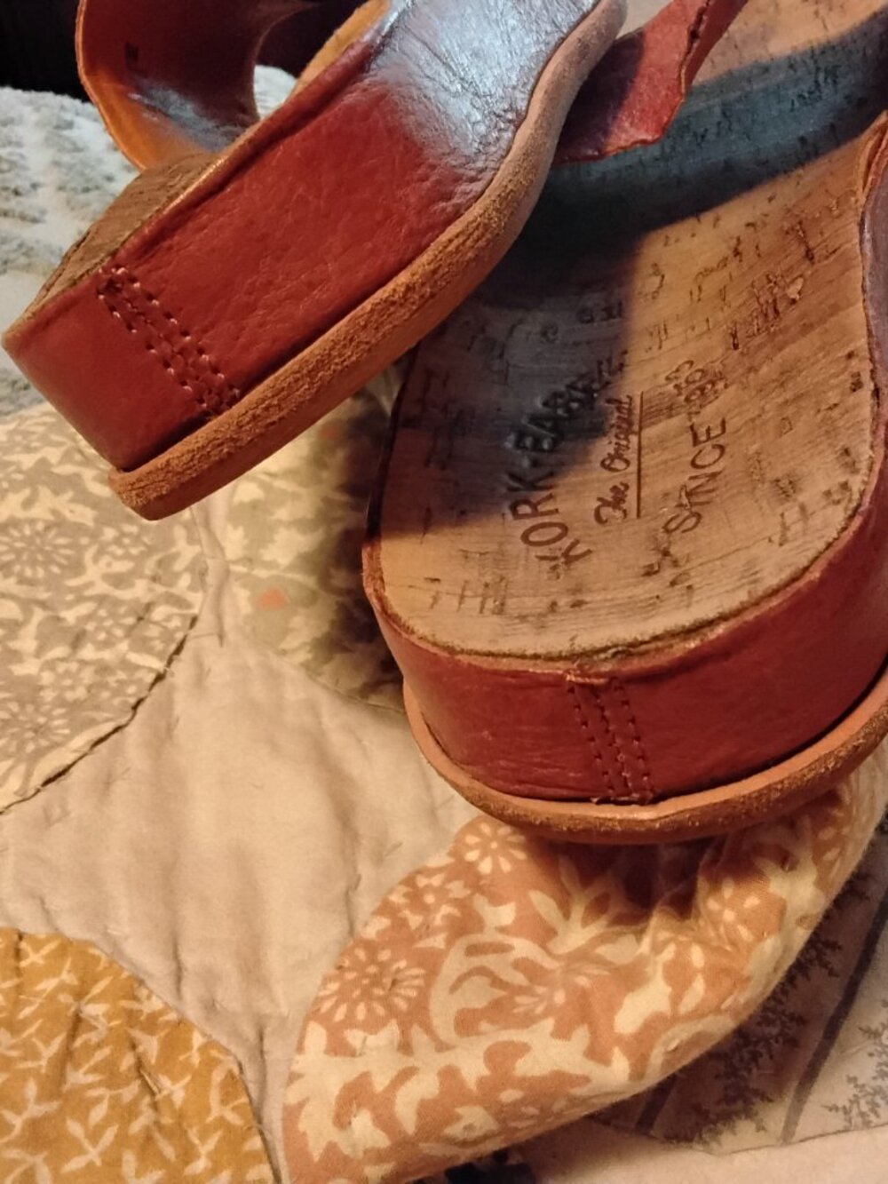 KORK-EASE TUTSI SLIDE SANDAL BROWN SZ 8M - Picture 5 of 7
